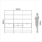 Estantes Para Livros 3 Unidades 100% Mdf Dalla Freijó/off Whi