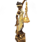 Estátua Dama Da Justiça Têmis Deusa 15 Cm Símbolo Do Direito