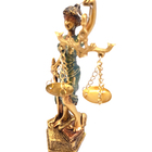 Estátua Dama Da Justiça Têmis Deusa 15 Cm Símbolo Do Direito