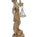 Estátua Dama Da Justiça Têmis Deusa 15cm Símbolo Do Direito