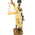 Estátua Dama Da Justiça Têmis Deusa 25 Cm Símbolo Do Direito