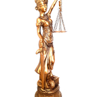 Estátua Dama Da Justiça Têmis Deusa 30 Cm Símbolo Do Direito