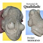 Estátua Decorativa De Cerâmica  Sapo Com Relevo