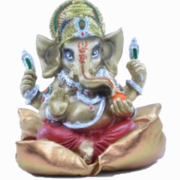 Estatua Enfeite Deus Ganesha Elefante Indiano Deus Hindu Almo