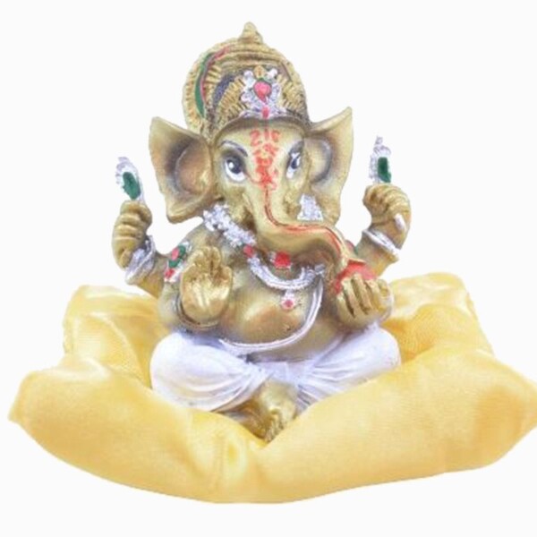 Estatua Enfeite Deus Ganesha Elefante Indiano Deus Hindu Almo