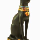 Estatua Enfeite Egipcio Gato Bastet 38 Cm