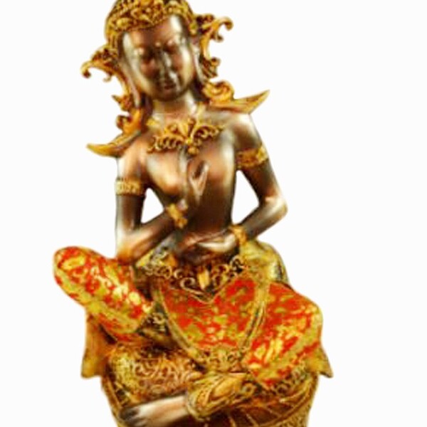 Estatua Imagem De Buda Com Tecido A Importado