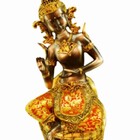 Estatua Imagem De Buda Com Tecido B Importado