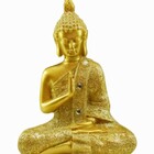 Estatua Imagem De Buda M Dourado Importado