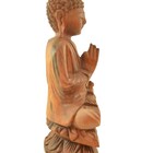 Estatua Imagem De Buda Mad Bali Marrom Imp