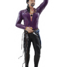Estatua Imagem De Cigano P Roxo