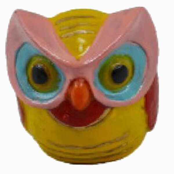 Estatua Imagem De Corujinha I Color P Imp