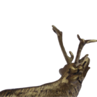 Estatueta Alce Em Latão 100% Reciclado - Decoração De Luxo E