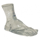 Estatueta De Pe Em Resina Transparente