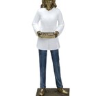 Estatueta Decoração Dentista Odontóloga Enfeite Resina 23cm