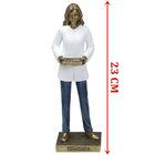 Estatueta Decoração Dentista Odontóloga Enfeite Resina 23cm