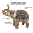 Estatueta Elefante Cristais 14001