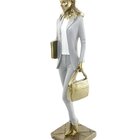 Estatueta Profissão Advogada Escultura Enfeite Resina 23cm