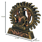 Estatueta Sr. Shiva No Círculo De Fogo 14029