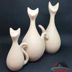 Estatuetas Família De Gatos - Capuccino