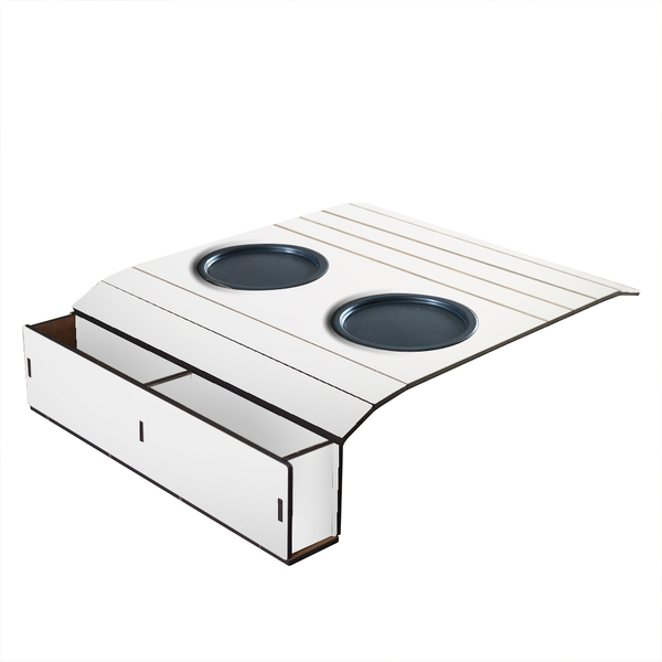 Esteira Bandeja Para Braço De Sofá Com Porta Controle Estampa