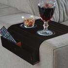 Esteira Bandeja Para Braço De Sofá Com Porta Controle Estampa