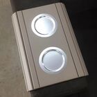 Esteira Bandeja Para Braço Sofá Nude Porta Copo Alumínio.