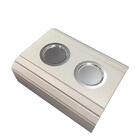 Esteira Bandeja Para Braço Sofá Porta Copo Alumínio Branco