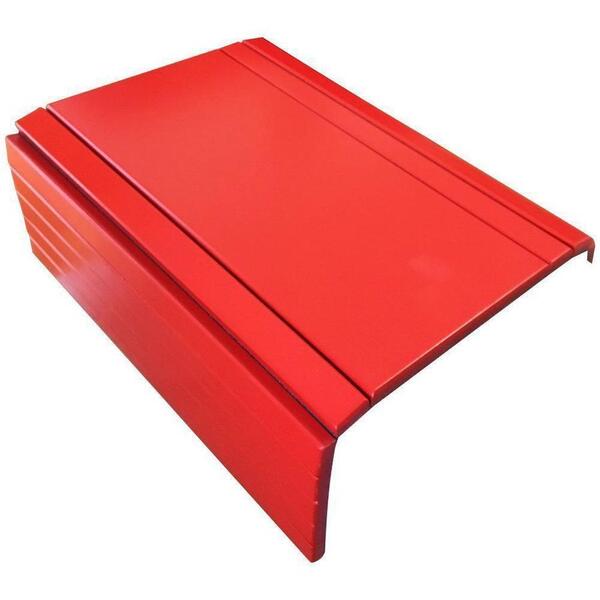 Esteira Bandeja Suporte Reto Flexível Para Braço Sofá Vermelho