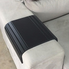 Esteira Decorativa Laqueada Apoio Suporte Sofá Lisa Preto