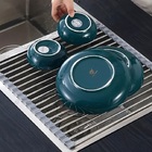 Esteira Escorredora Cozinha Multifunções Inox Silicone 48x24