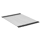 Esteira Escorredora Em Inox Flexível 41x24 Cm (escovada)