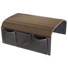 Esteira Para Braço De Sofá Com Porta Controle Courino Tabaco