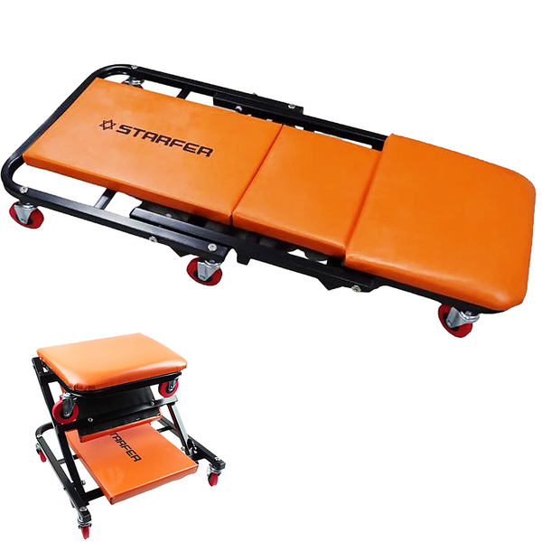 Esteira Para Mecânico Vira Banqueta 2 Em 1 - Starfer