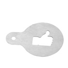 Estêncil Para Decorar Café/cappuccino Inox Escovado - Like