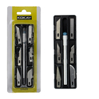 Estilete De Metal Reforçado Profissional + 6 Lâminas Extras