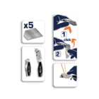 Estilete De Segurança Dobrável 25mm Dexter