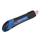 Estilete Retrátil Emborrachado 9mm Dexter