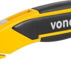 Estilete Trapezoidal 18mm Corpo Alumínio Botão Trava Com 5 L