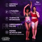 Estimulador De Pulso Eletrônico Fisio Tens Control Relaxmedic