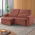 Estofado 2 Lugares 180 Pés De Madeira Caramelo Com Castanho