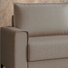 Estofado 3 Lugares Chaise Lado Direito Bege