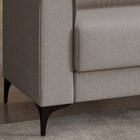 Estofado 3 Lugares Com Chaise Lado Direito Bege