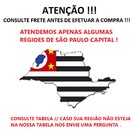 Estofado 3 Lugares Toronto Suede Preto 1.90mts