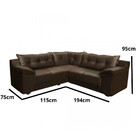 Estofado De Canto Parana 2 E 3 Lugares Smart