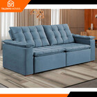 Estofado Douro 2 Lugares 200cm Veludo Paris Talento Móveis