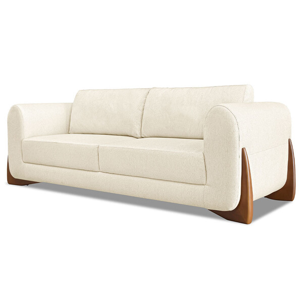 Estofado Glamour 180 cm Almofadas Soltas Molas Bonel Comprefl