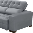 Estofado Jandaia Napole 3 Lugares Retrátil E Reclinável