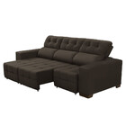 Estofado Jandaia Napole 3 Lugares Retrátil E Reclinável