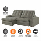 Estofado Lexus 290 Veludo Paris Pés De Madeira Talento Móveis